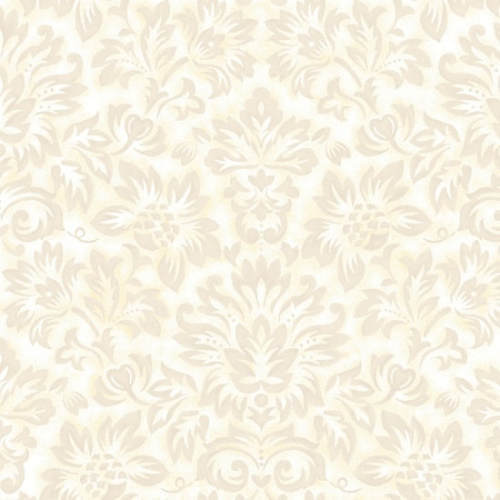 Gentle Garden Flannel - Cream tone on tone floral sprays