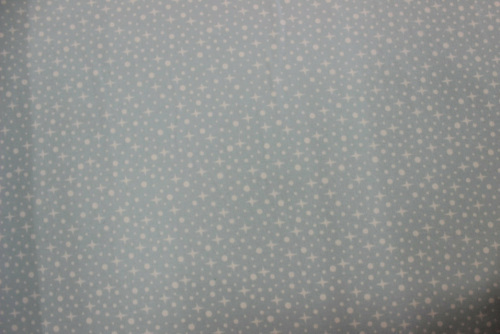 Arctic Flannel - white stars on soft blue background