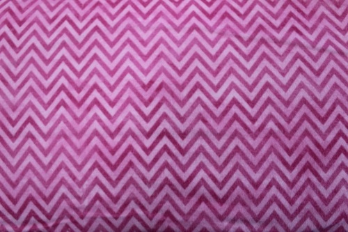 Pink Warrior Flannel - Pink tone on tone zig zags