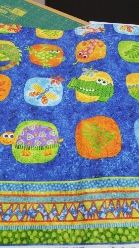 Reptile Rukus Cotton - Individual frogs, butterfly's etc in circles