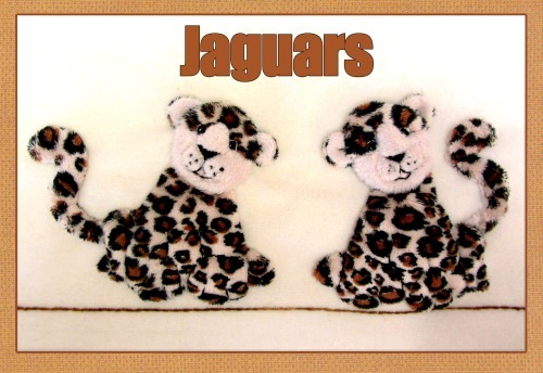 Jaguar Kit - Kit includes pattern, full instructions & velour for jaguars