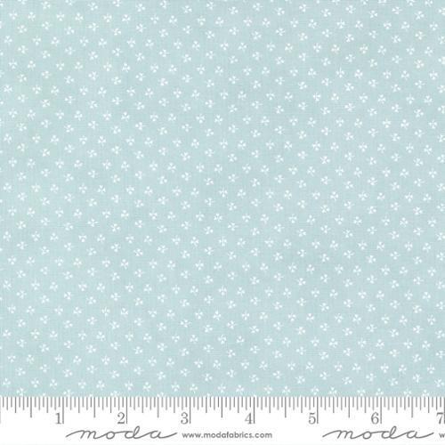 3 Sisters Cascade Sky - Soft grey/blue background with tiny white sprigs