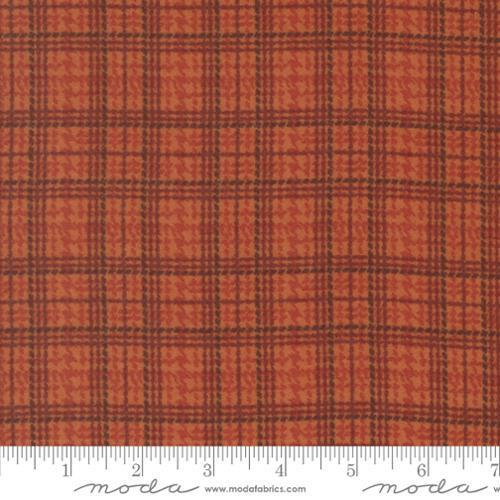 Prairie Gatherings Flannel - Large check in rust