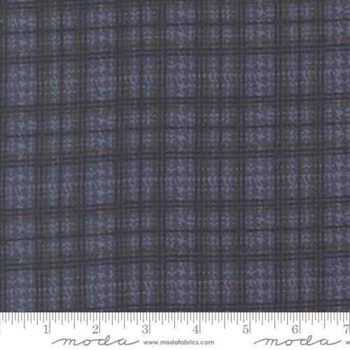 Prairie Gatherings Flannel - Large check in blue