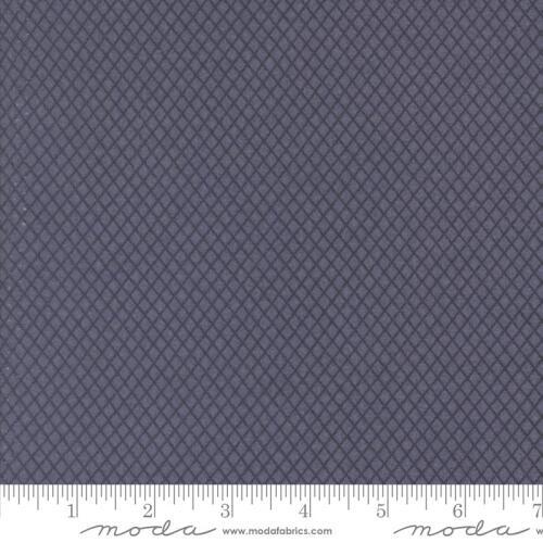 Prairie Gatherings Flannel - Small diamond print in indigo lue