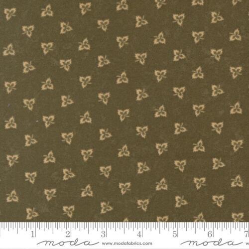 Flannel Season COMING SOON (June) - Cream outline of Leaf on Dark Green Background