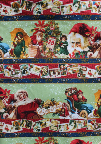 Christmas Past Graphic - Nostalgic Christmas border print