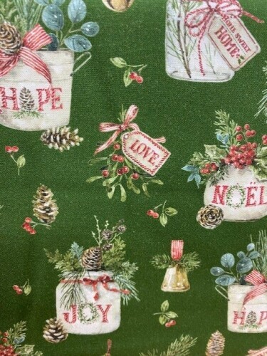 Holiday Spirity - Labeled Jars with sprigs of holly etc