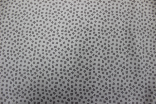 Safari Shuffle Flannel - Grey squarish blocks on grey background
