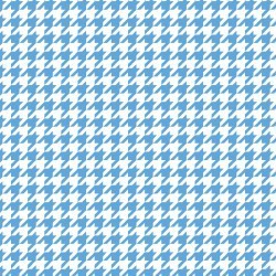 Little one flannel too - Blue & white houndstooth