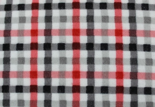 Mad for Plaid Flannel - Red, black, grey & white check