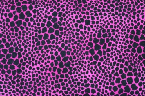 Wild ones Flannel - Hot pink & black cheetah print