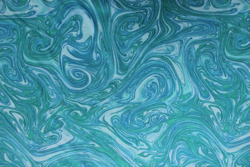 Marble cotton - Aqua marble