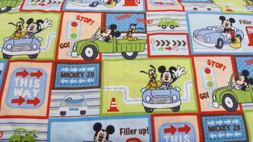 Mickey in Truck with Goofy - Filling up with petrol