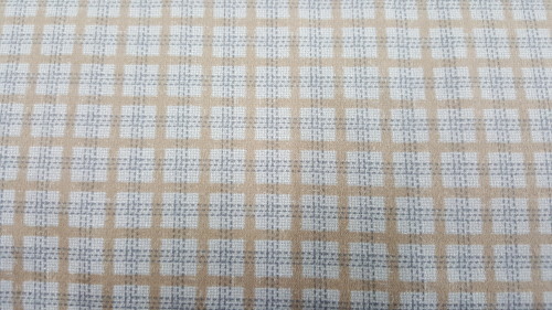 Farmhouse Flannel 11 - Grey with beige check