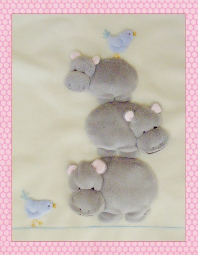 Hippo Kit - Kit includes pattern, full instructions & velour for hippo's