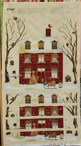 Magical Moments Advent Panel - House with snow