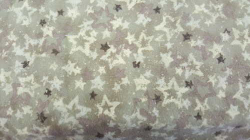 Happy Holidays Flannel - Olive green stars