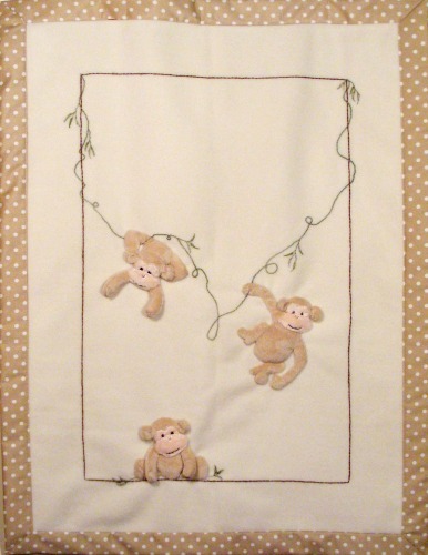 Monkeys - Kit includes pattern, full instructions and velour for monkey's