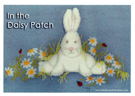 In The Daisy Patch - Kit includes pattern, full instructions & velour