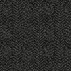 Woolies Flannel 2172 - Dark charcoal brown chevron
