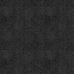 Woolies Flannel 2172 - Dark charcoal brown chevron
