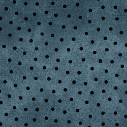 Woolies Flannel - Polka Dots - blue