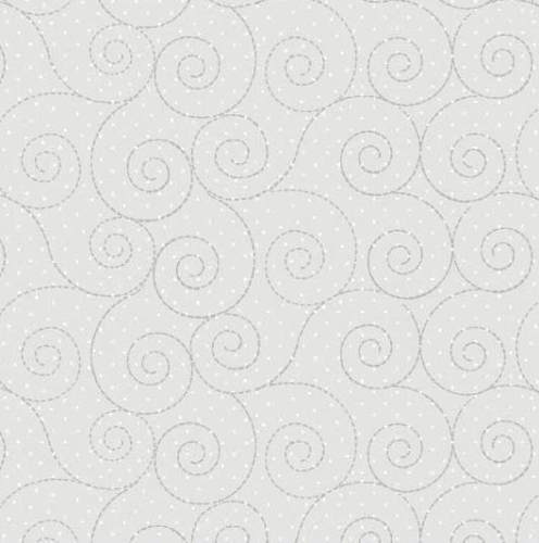 Basically Hugs Flannel - Grey swirls