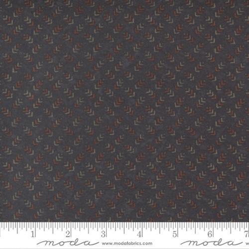 Fall Melody Flannel - Small arrows on black background