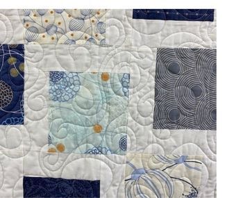 Melanie's Blue & White quilt